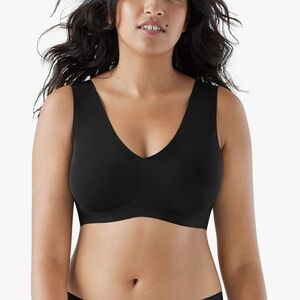 True & Co Women's True Body Lift V Neck Bra Black